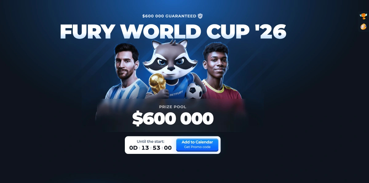 BetFury Fury World Cup 2026 Promotions