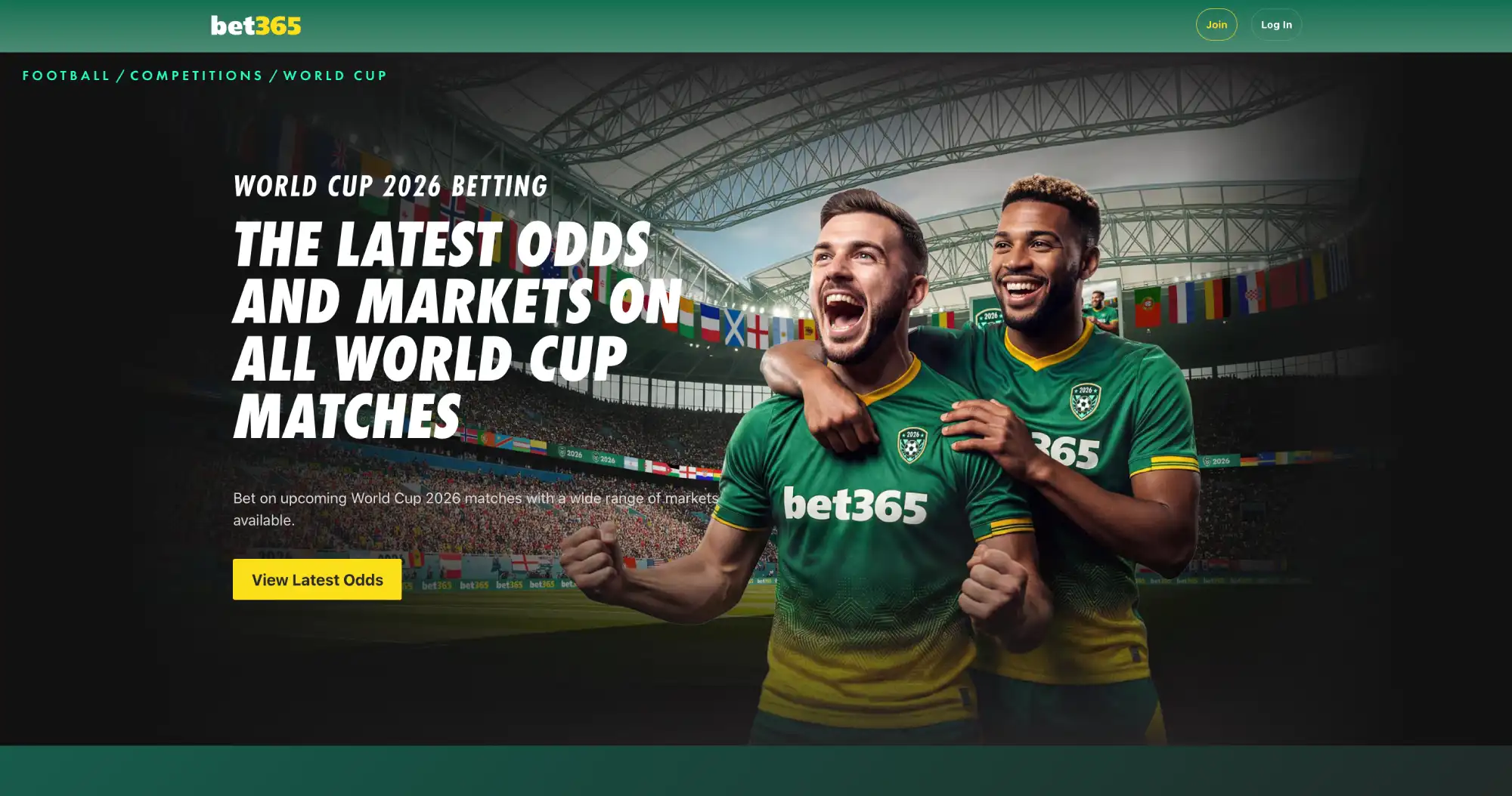 bet365 sportsbook lobby