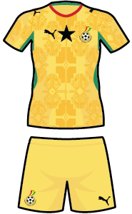 Ghana away kit