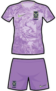 South Korea away kit